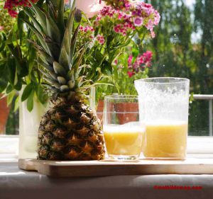 Ananas-Mandelmilch Belohnung